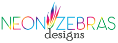 Neon Zebras Web Design